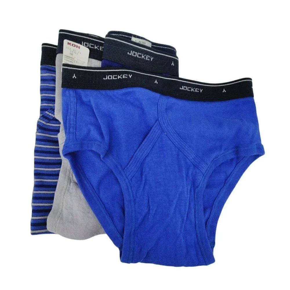 Mens Jockey Sm Underwear 4 Low Rise Briefs 1 Bonus Boxer Brief New W/O Package